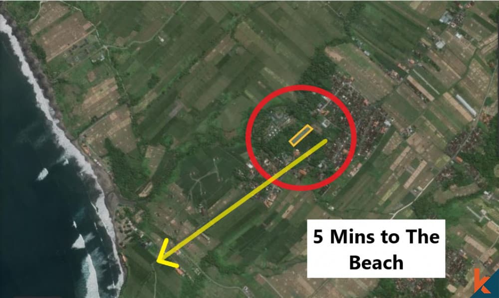 7500 m² Land Plot for Sale Kedungu, Bali, Kedungu — photo 3