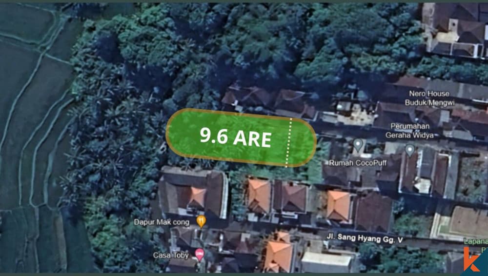 960 m² Land Plot for Sale Mengwi, Bali, Mengwi