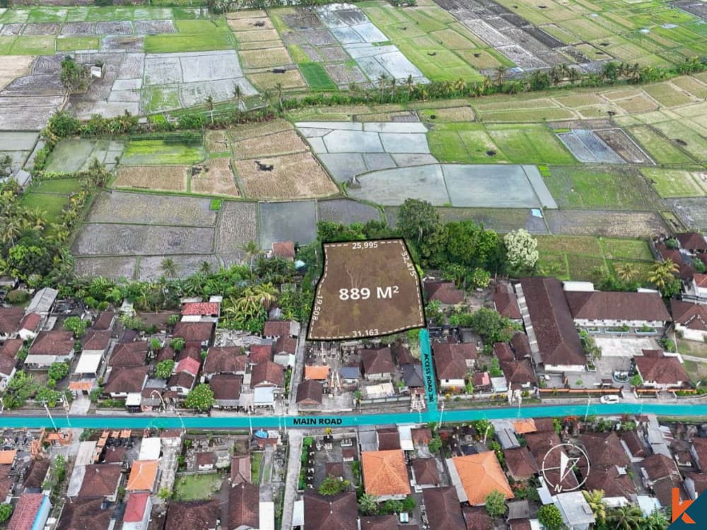 889 m² Land Plot for Sale Cepaka, Bali, Cepaka — photo 3