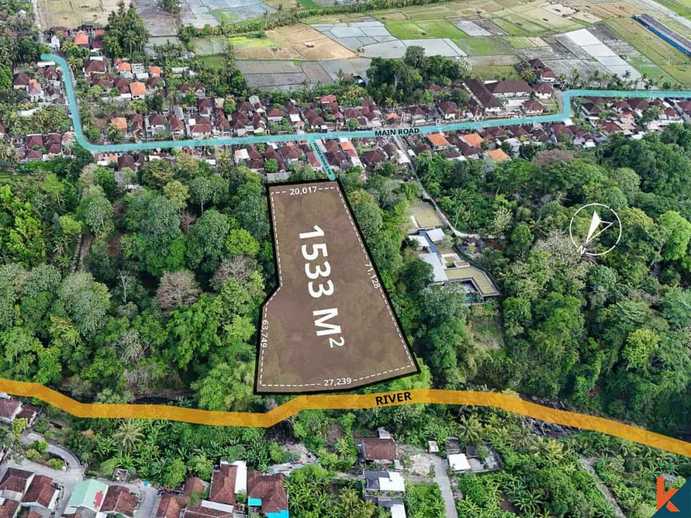 1533 m² Land Plot for Sale Cepaka, Bali, Cepaka — photo 3