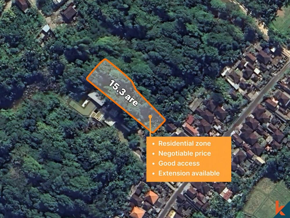 1533 m² Land Plot for Sale Cepaka, Bali, Cepaka