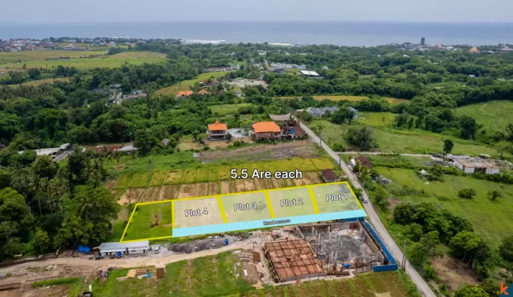 550 m² Land Plot for Sale Tabanan, Bali, Tabanan — photo 3