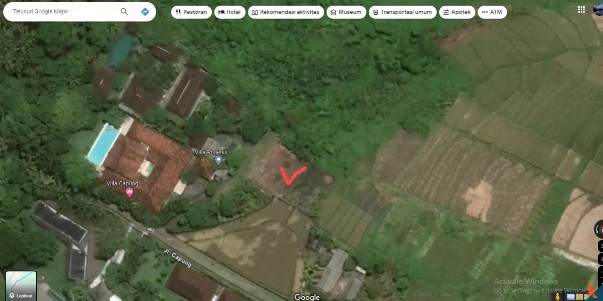 444 m² Land Plot for Sale Tabanan, Bali, Tabanan