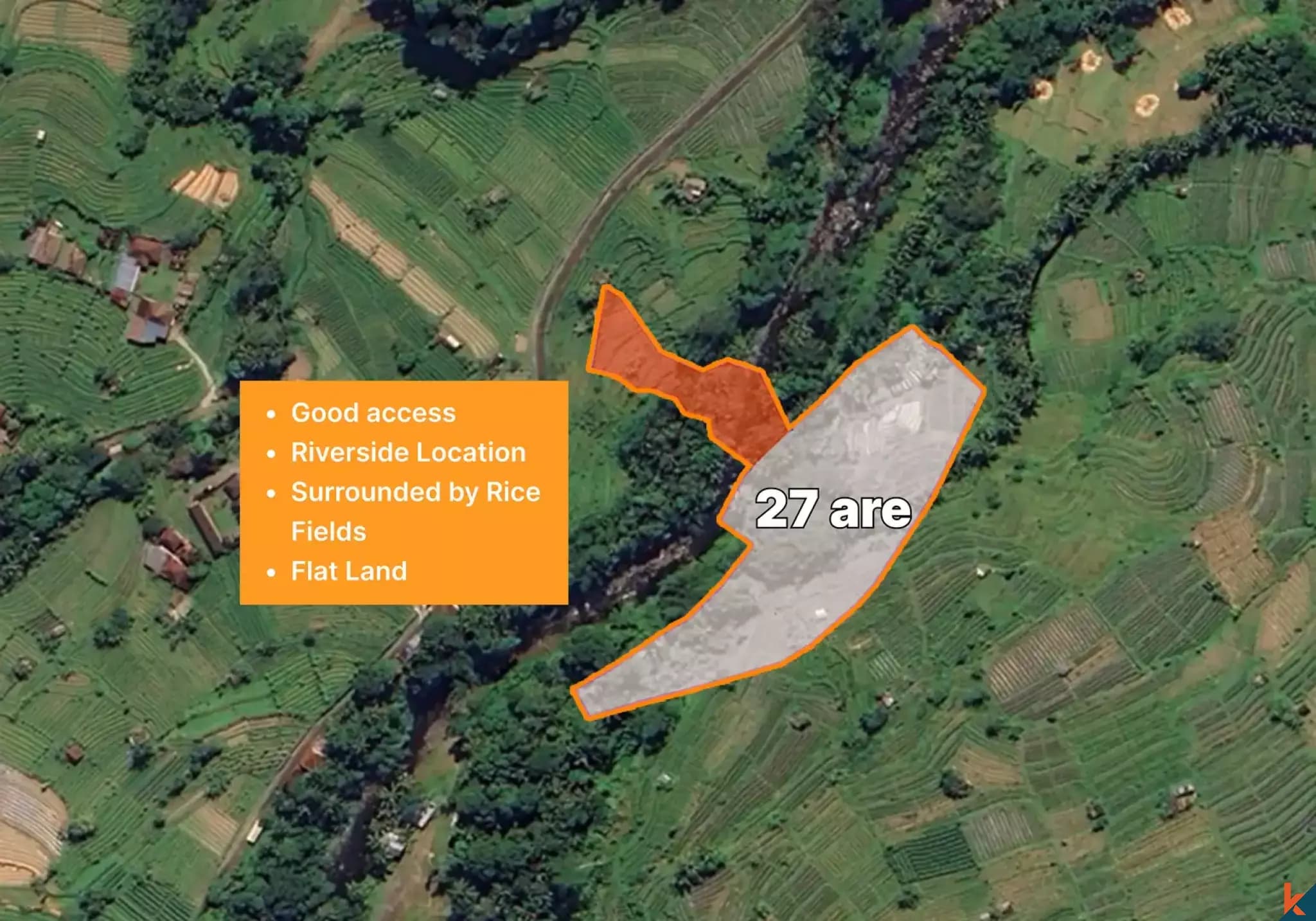 2700 m² Land Plot for Sale Sidemen, Bali, Sidemen