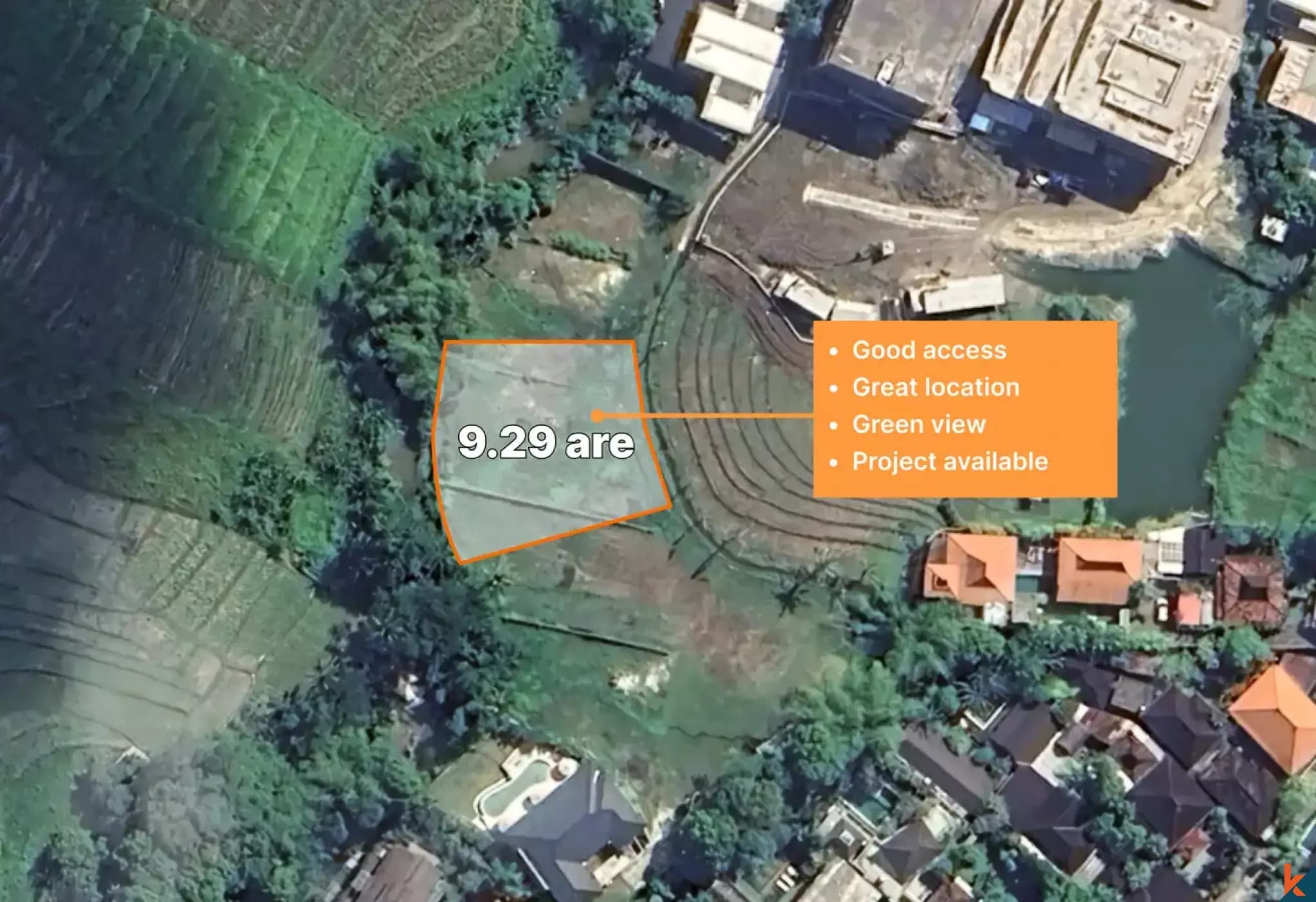 928 m² Land Plot for Sale Pererenan, Bali, Pererenan