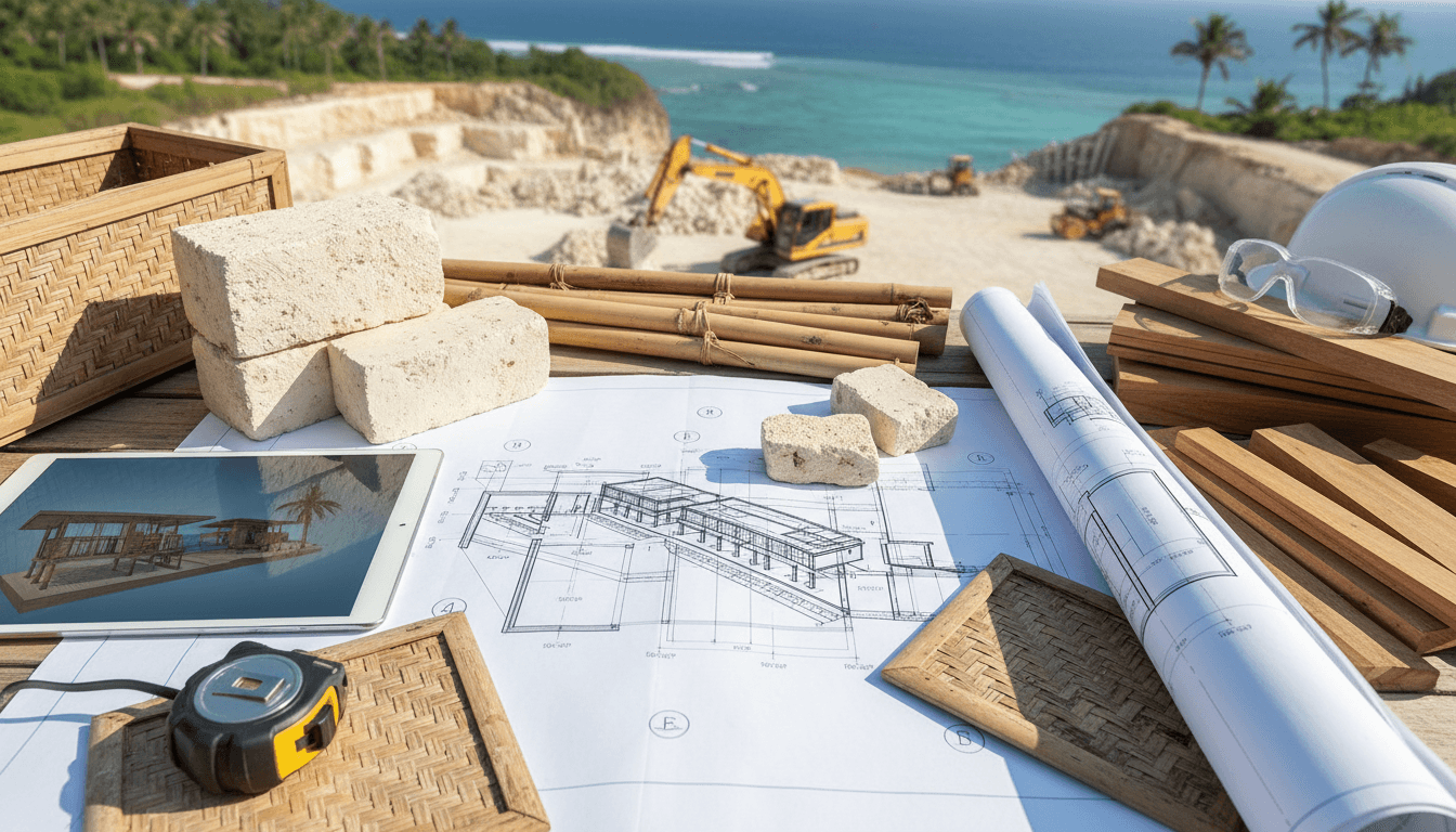 Pecatu Limestone Quarry Sourcing Transport Costs Bali