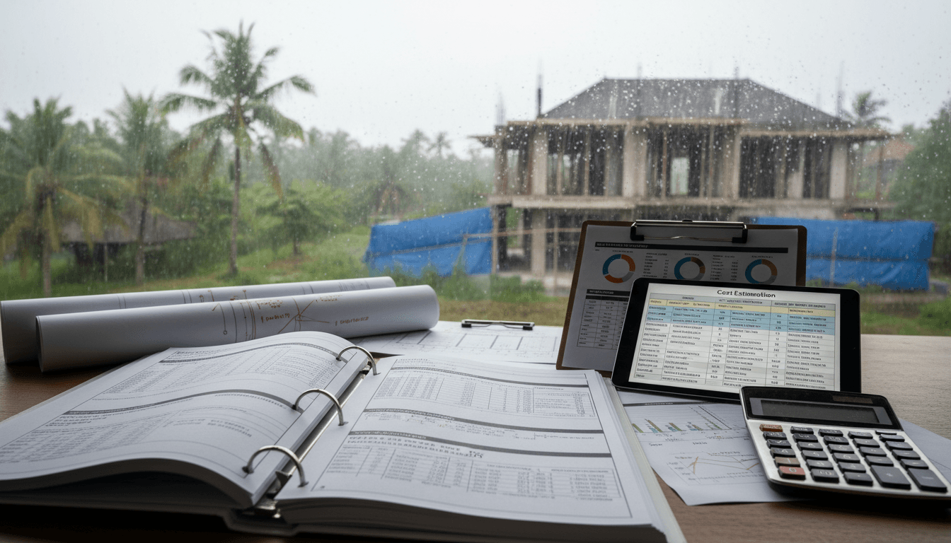 Bali Rainy Season Construction Delays: Budget Planning