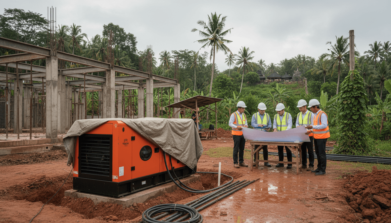 Denpasar Utility Connection Delays Generator Costs Bali