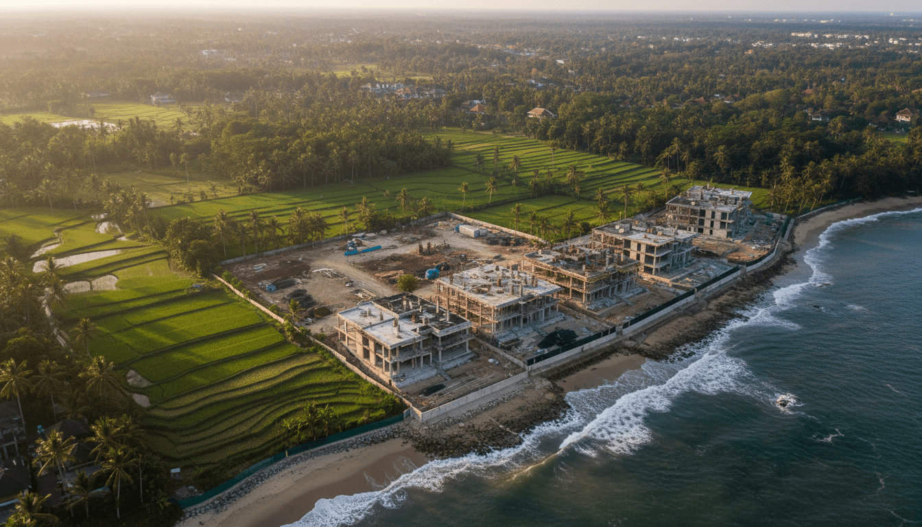 Sanur Beachfront Construction Rules Coastal Erosion in Bali