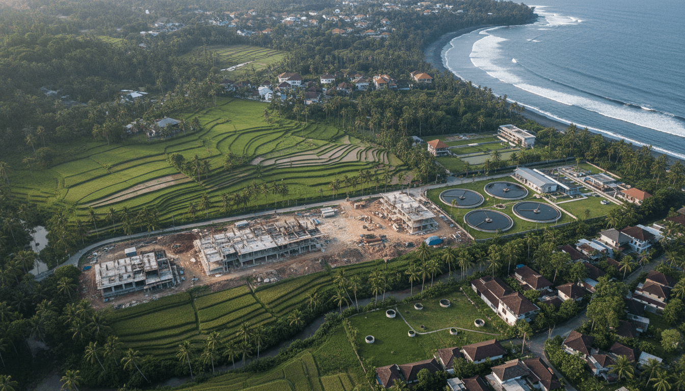 Canggu Sewage Treatment Plant Capacity Limits Costs Bali