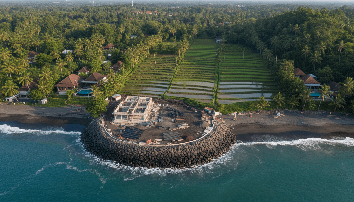 Lovina Black Sand Erosion: Seawall Permits Costs Bali