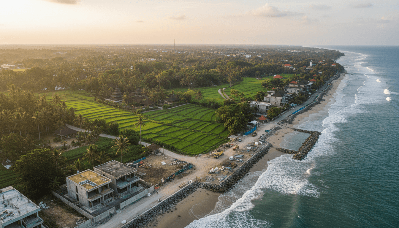 Seminyak Beach Erosion Coastal Foundation Costs Bali