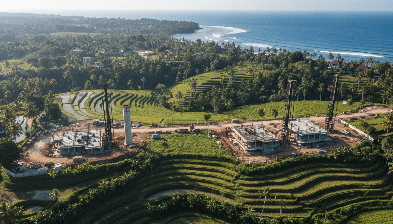 Kerobokan Soil Bearing Capacity Pile Foundation Costs Bali