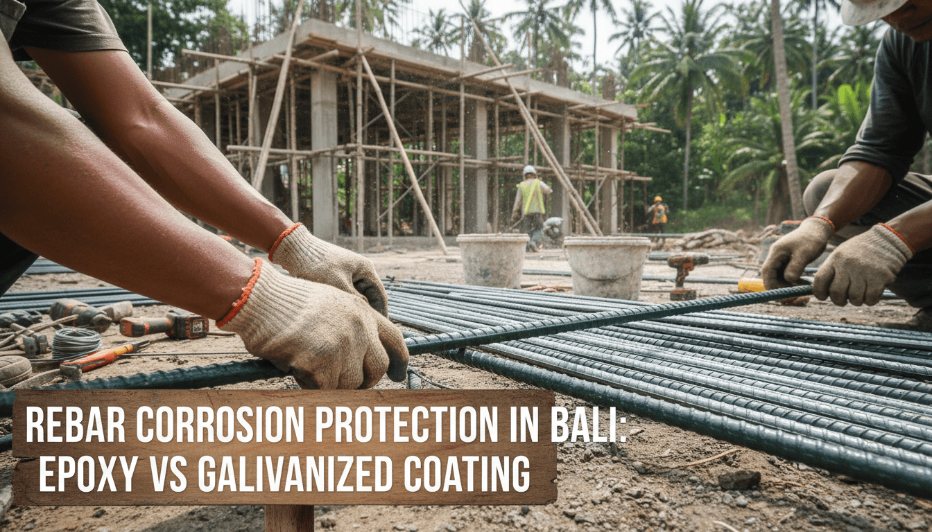Rebar Corrosion Protection in Bali: Epoxy vs Galvanized