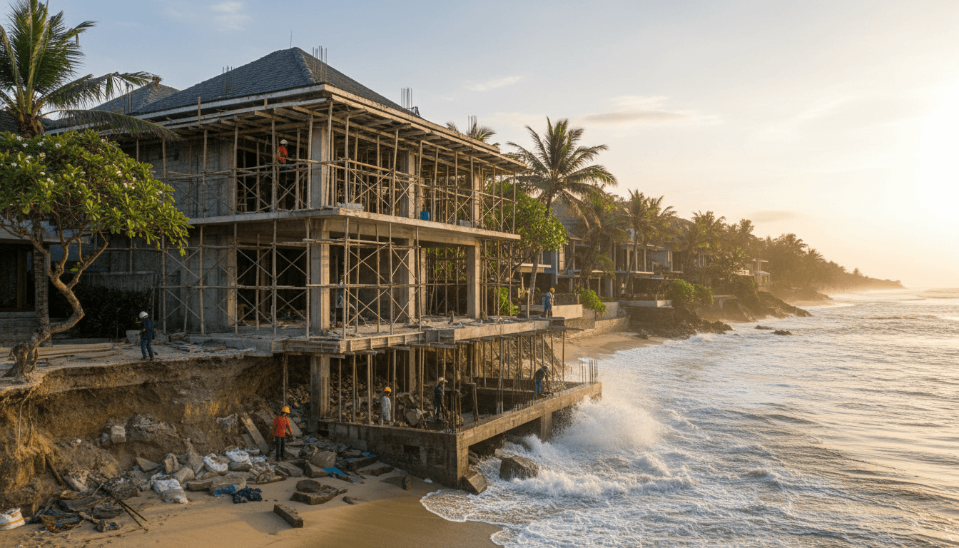 Seminyak Beachfront Setback Rules Erosion Costs Bali