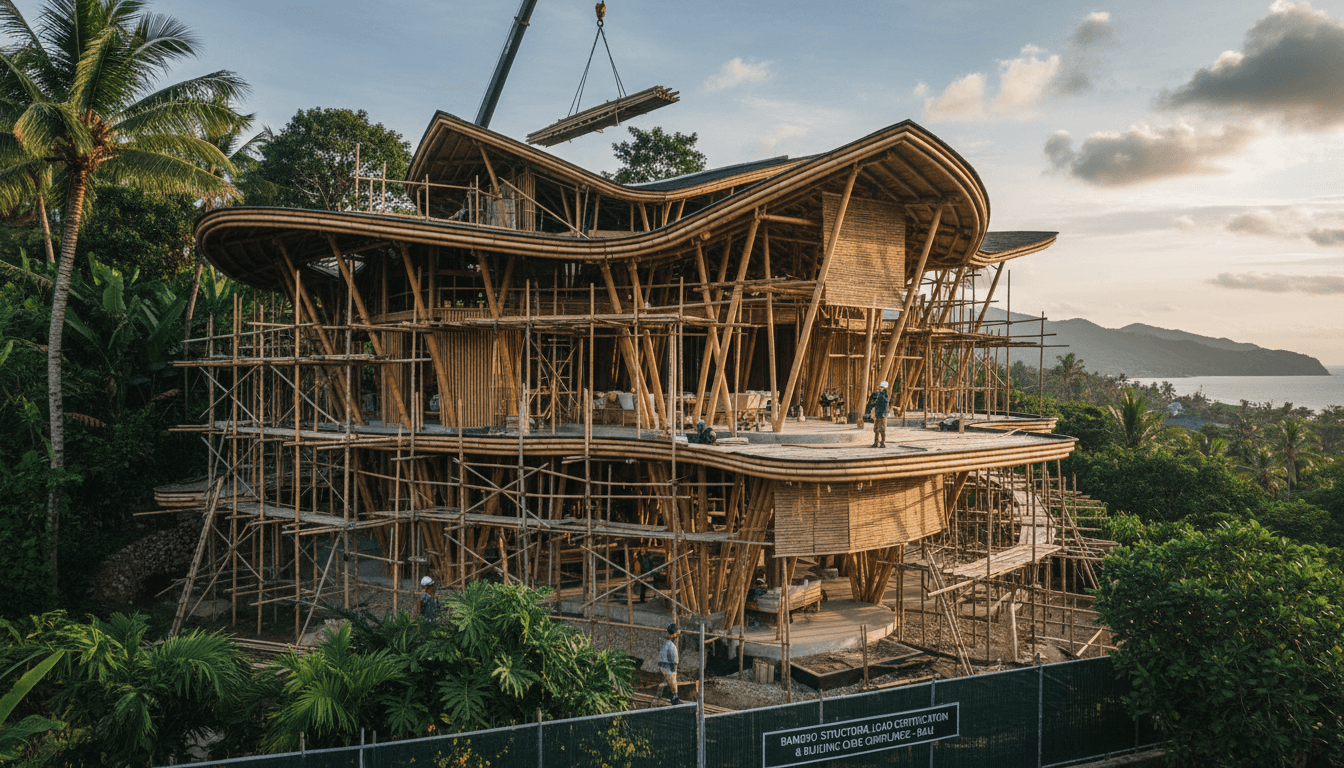 Bamboo Structural Certification Building Code Compliance Bali