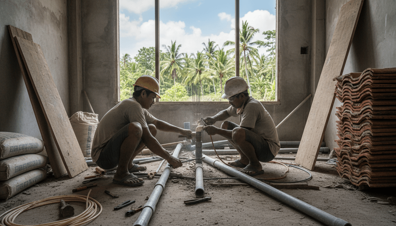 Professional Plumbing Installation for Bali Villas