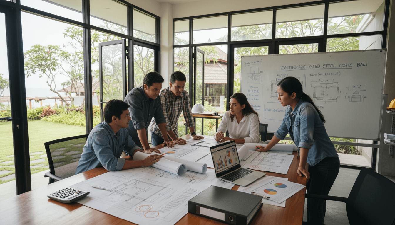 Earthquake-Rated Steel Costs Candidasa Bali Seismic