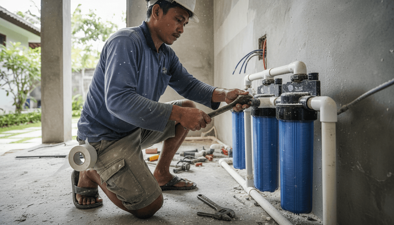 Pre-Filter Sediment Sizing for Bali Groundwater TDS Levels