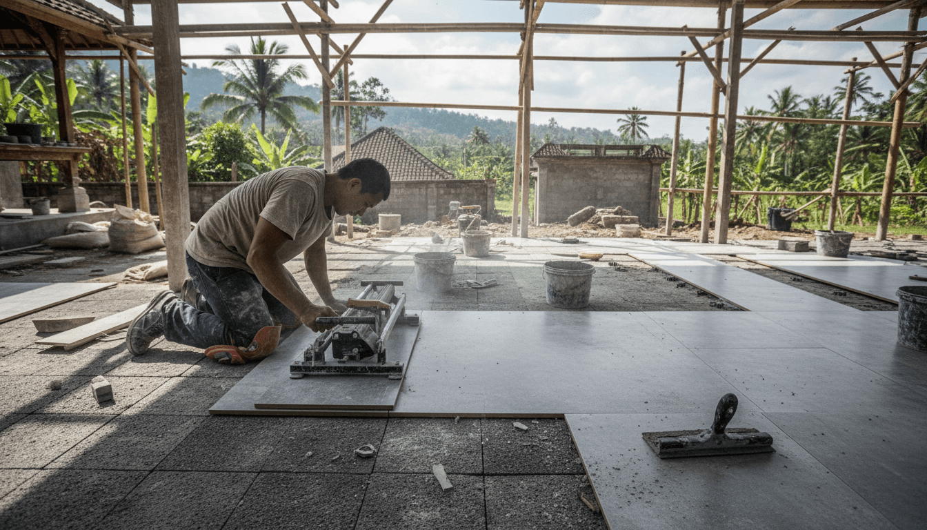 Andesite vs Porcelain Tile: Slip Resistant Outdoor Flooring Bali