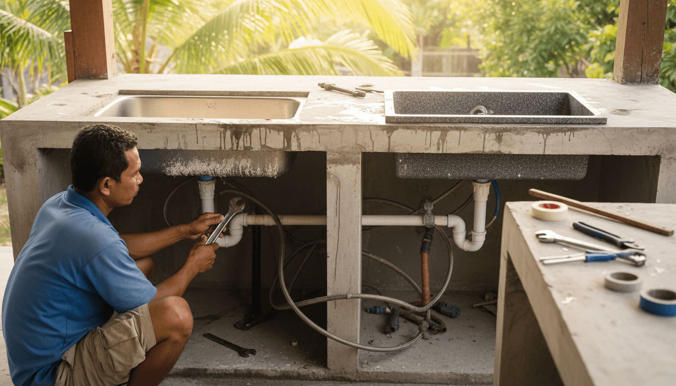 Stainless Steel vs Granite Composite Sinks Bali Hard Water