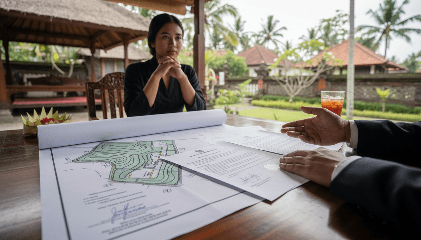 Land Purchase Bali: Technical Site Assessment Construction Plan