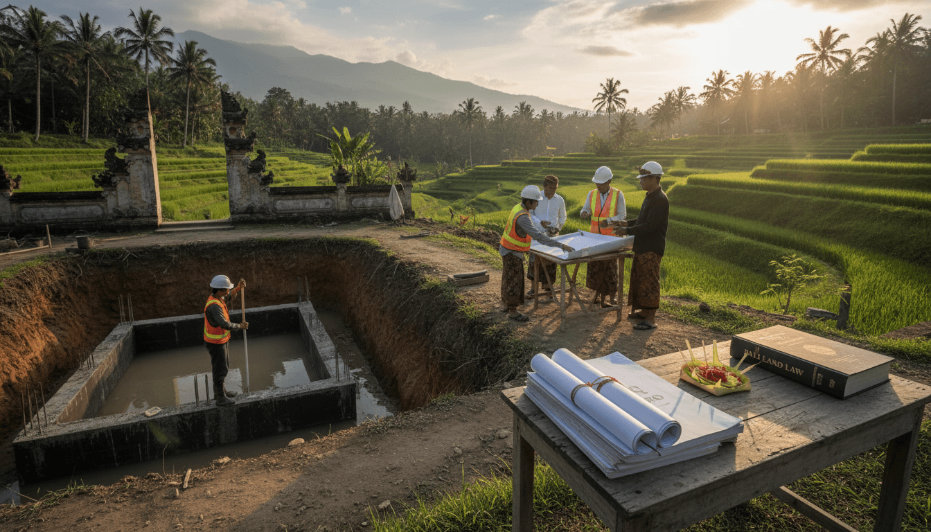 Ubud Hillside Groundwater Table Depth Requirements | Bali