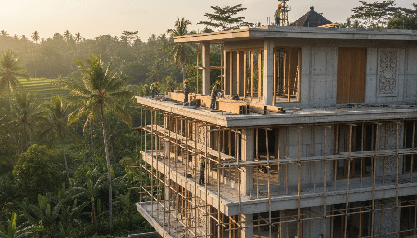 Bali Villa Investment: Realistic ROI Scenarios Construction App